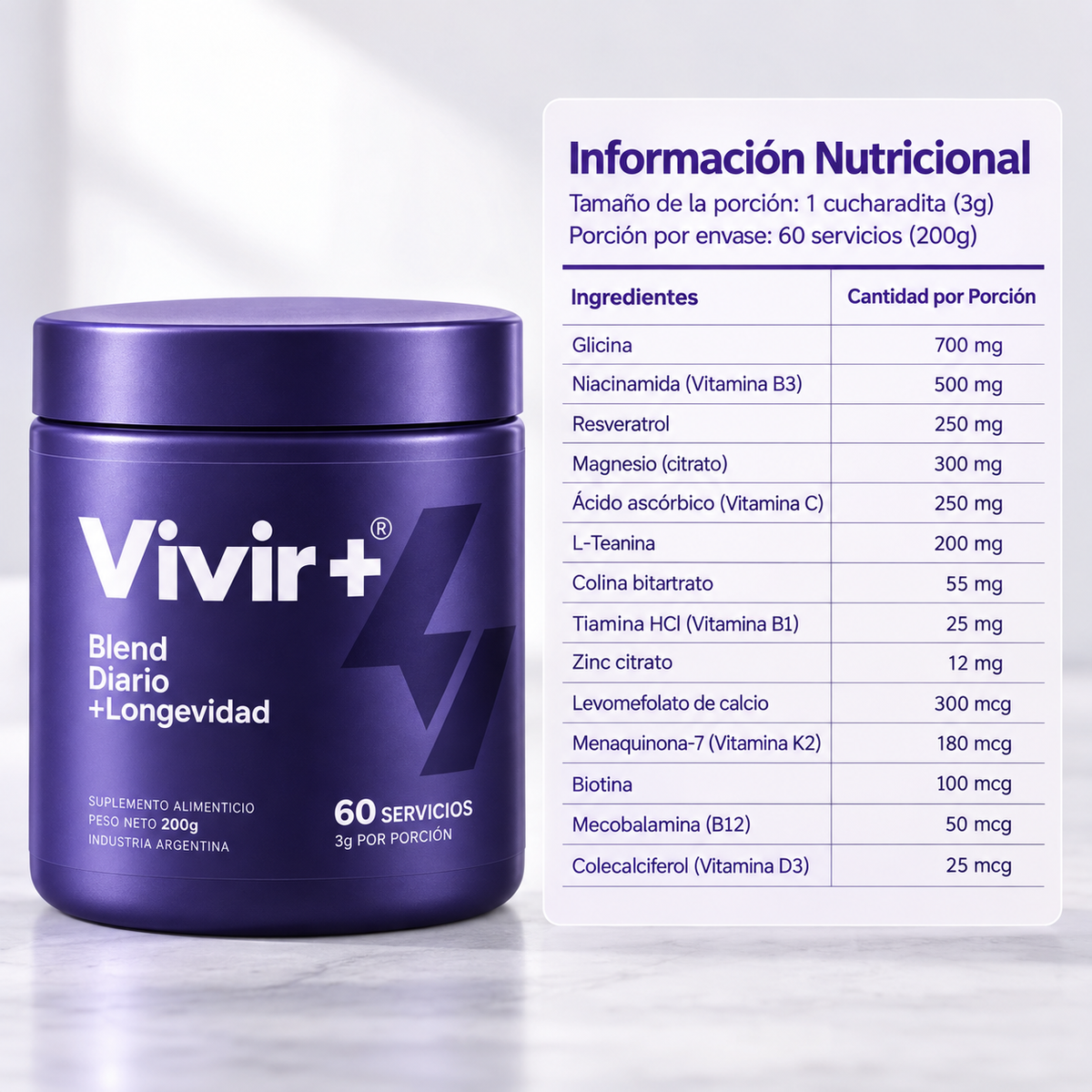 Vivir+ para más Longevidad