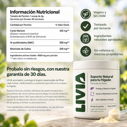 LIVIA | Repara y Protege tu Hígado